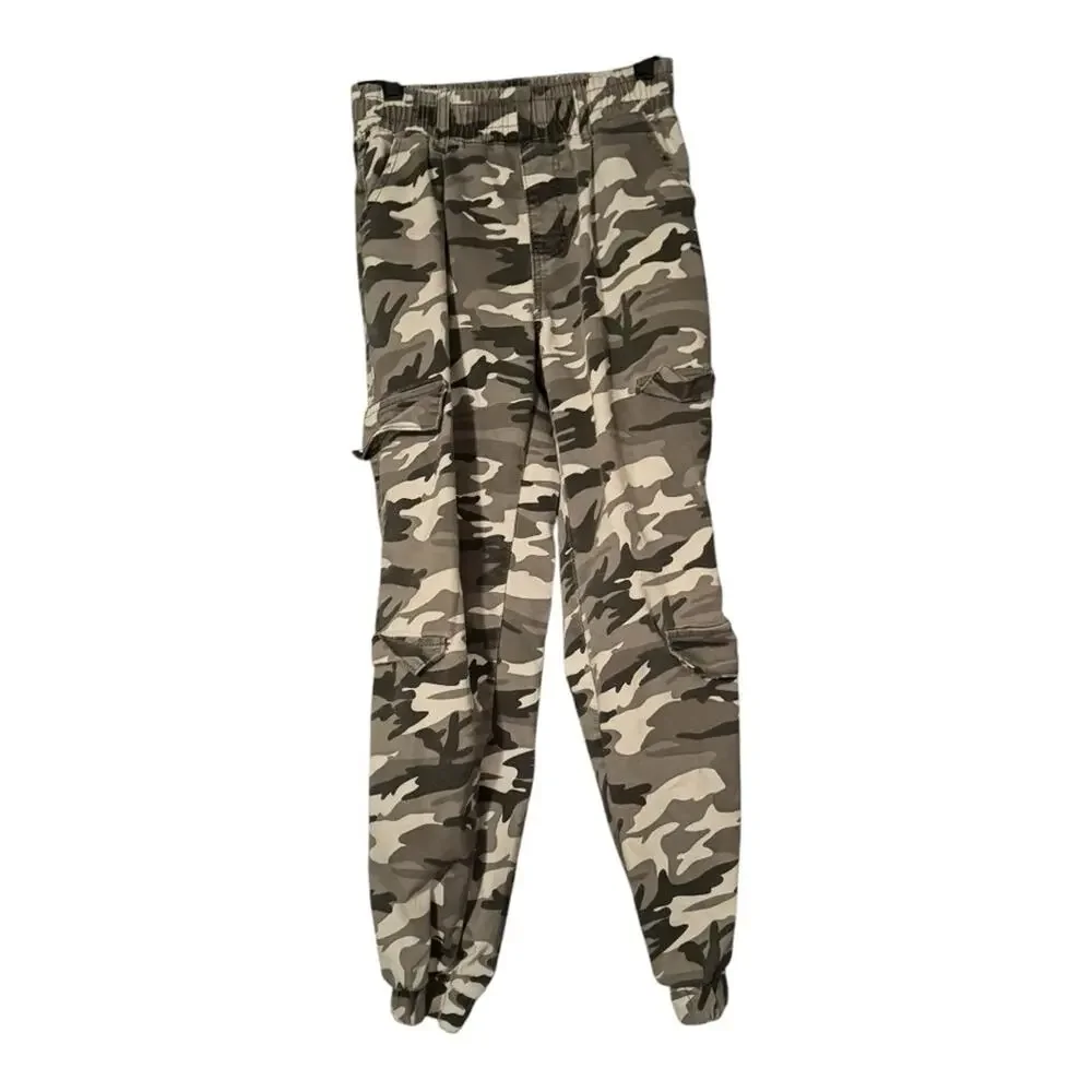 VIP Camouflage Cargo twill joggers Pants V.I.P. Size S/27 - Picture 1 of 2